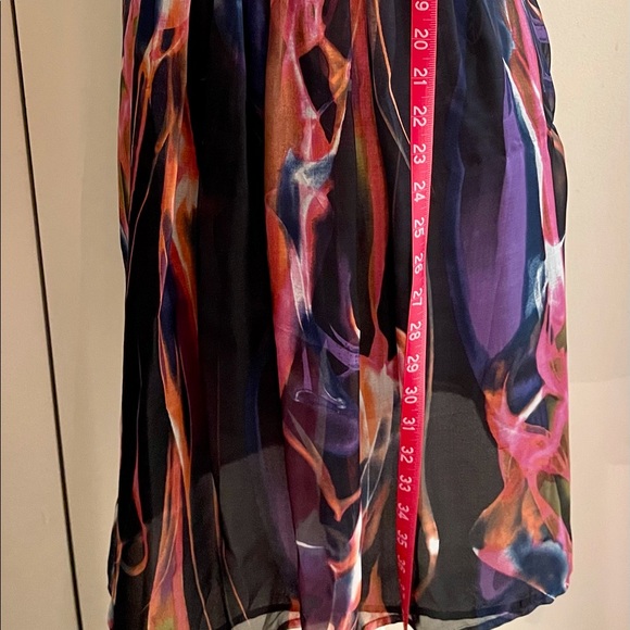 NWOT Stunning “Watercolor” Camila Tree Dress Sz M - Picture 15 of 16